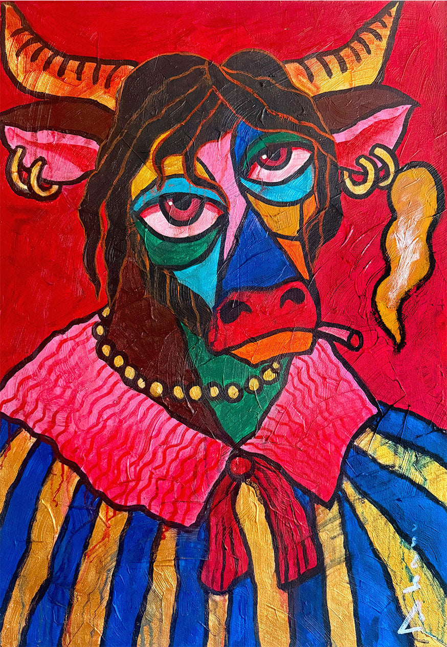 Cool Cowntessa with a Cigar