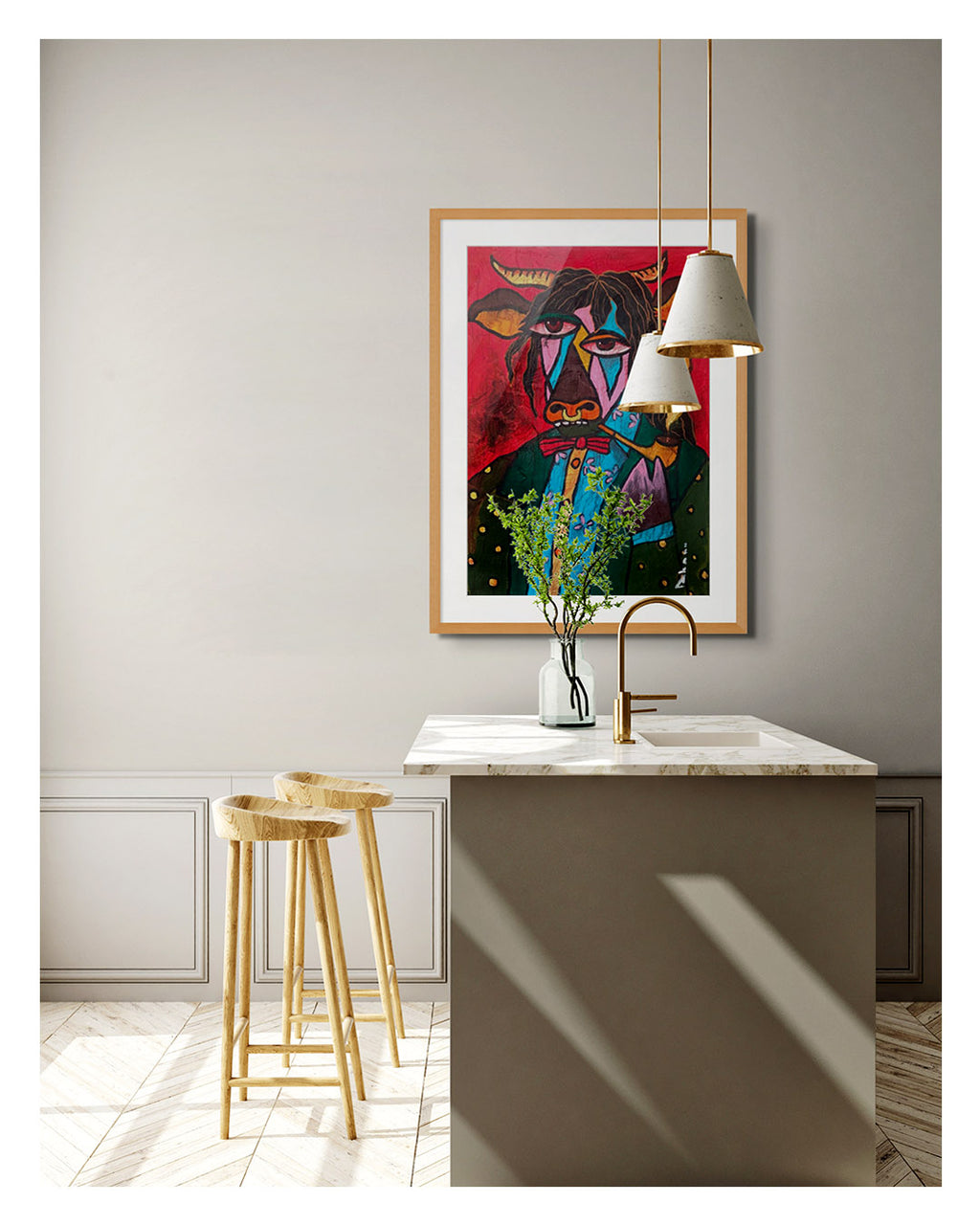 Cownt Gentleman with a Pipe