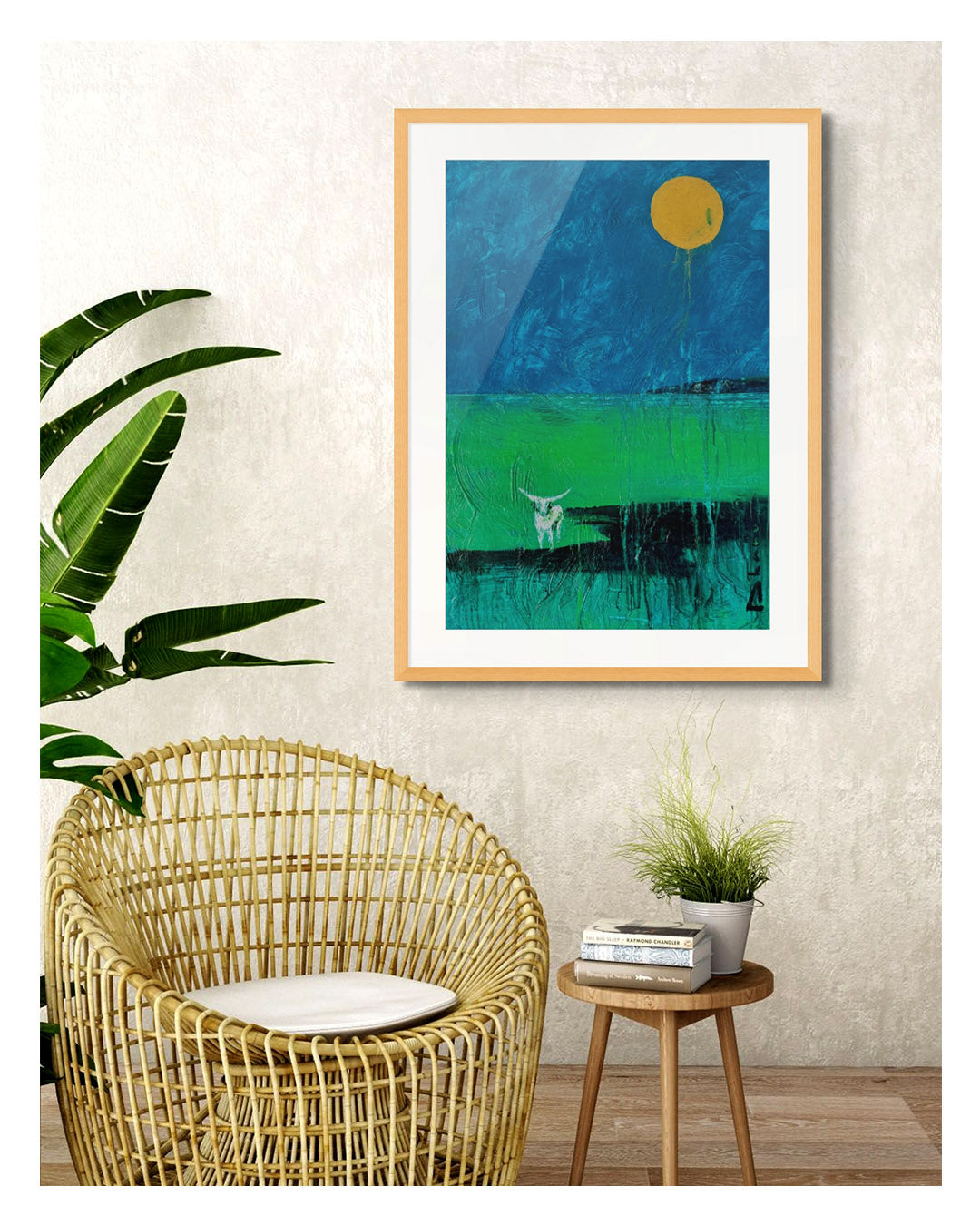 Rising Under Turquoise Moon