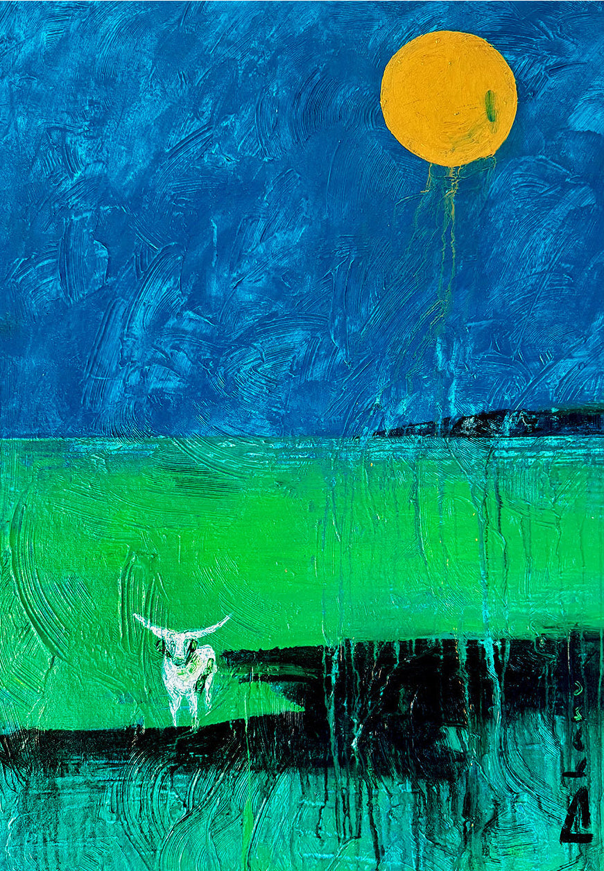 Rising Under Turquoise Moon